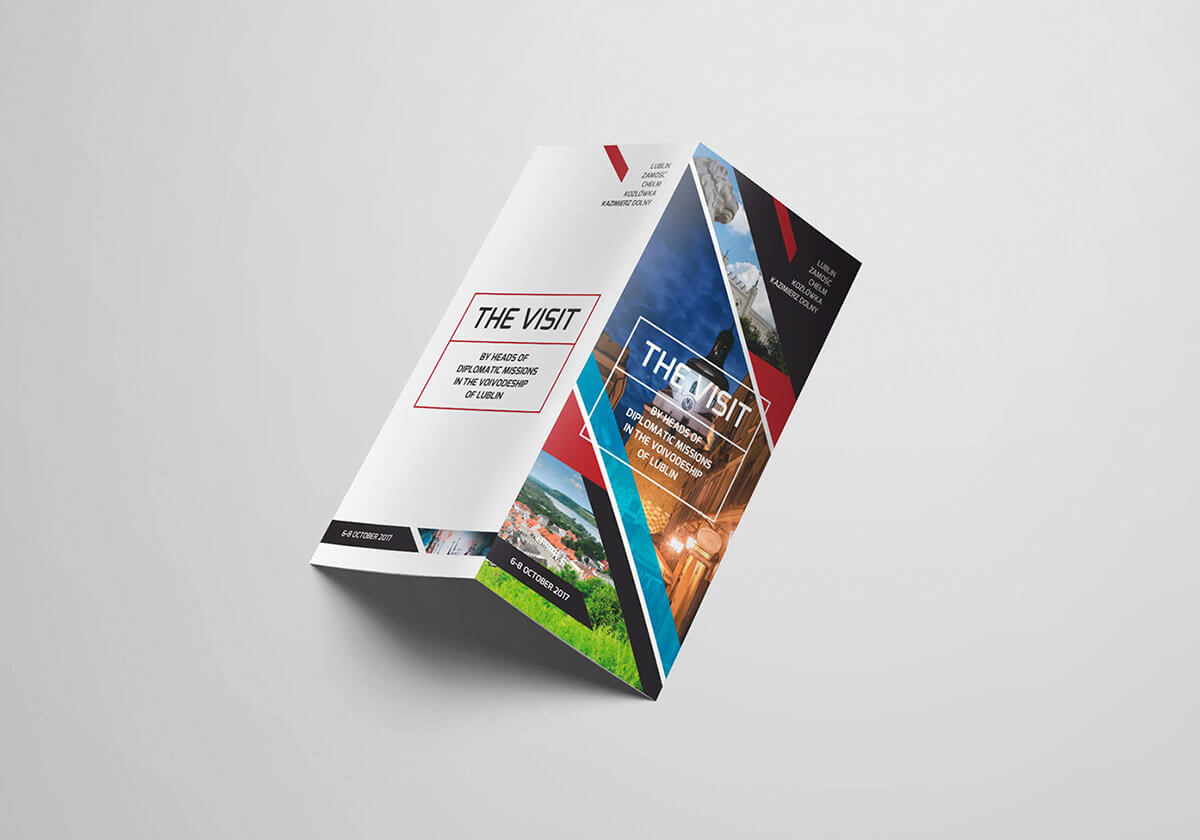 Lubelski Urząd Wojewódzki - Projekt i skład do druku broszury i identyfikatorów imiennych