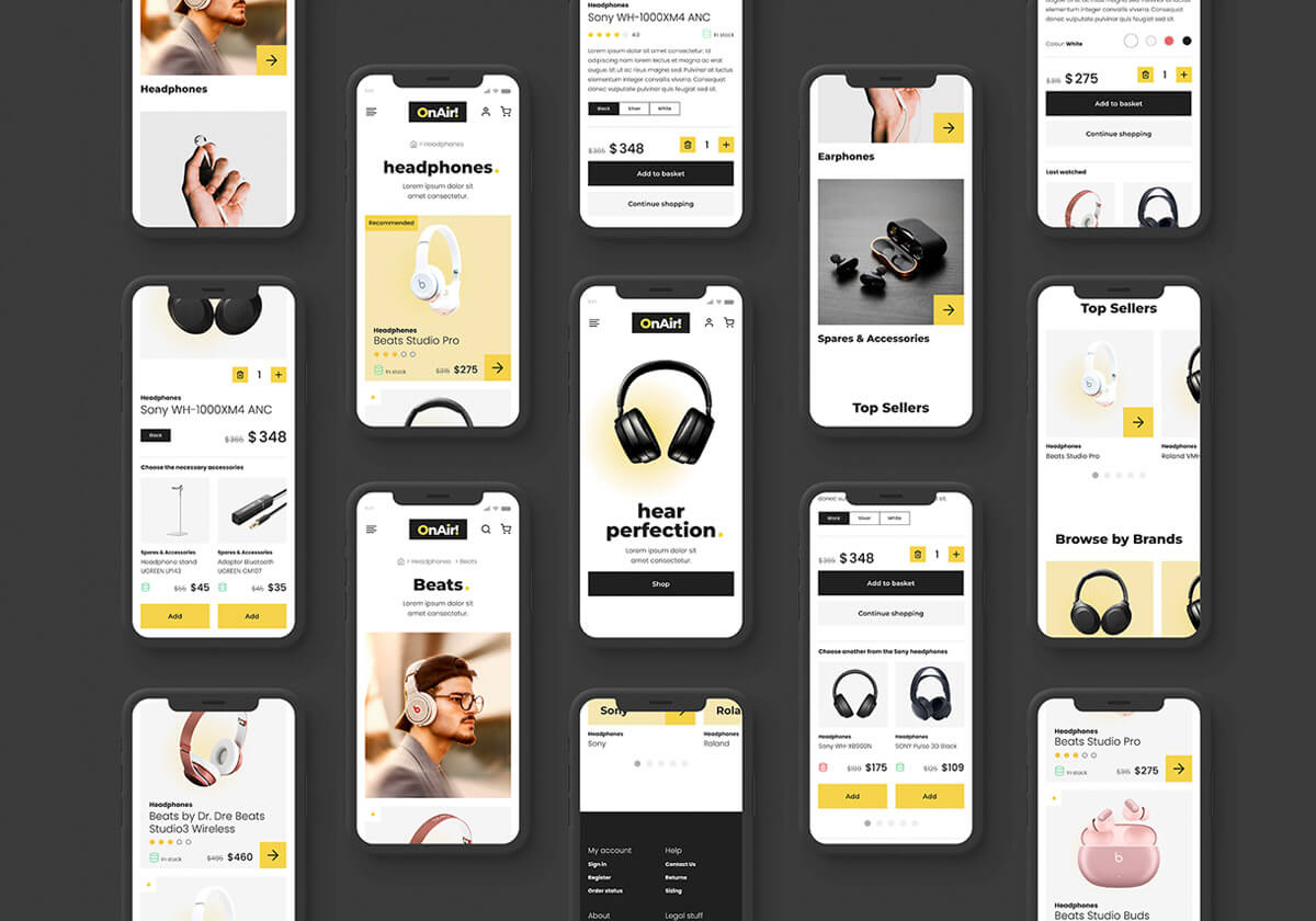 On Air! - UI design
